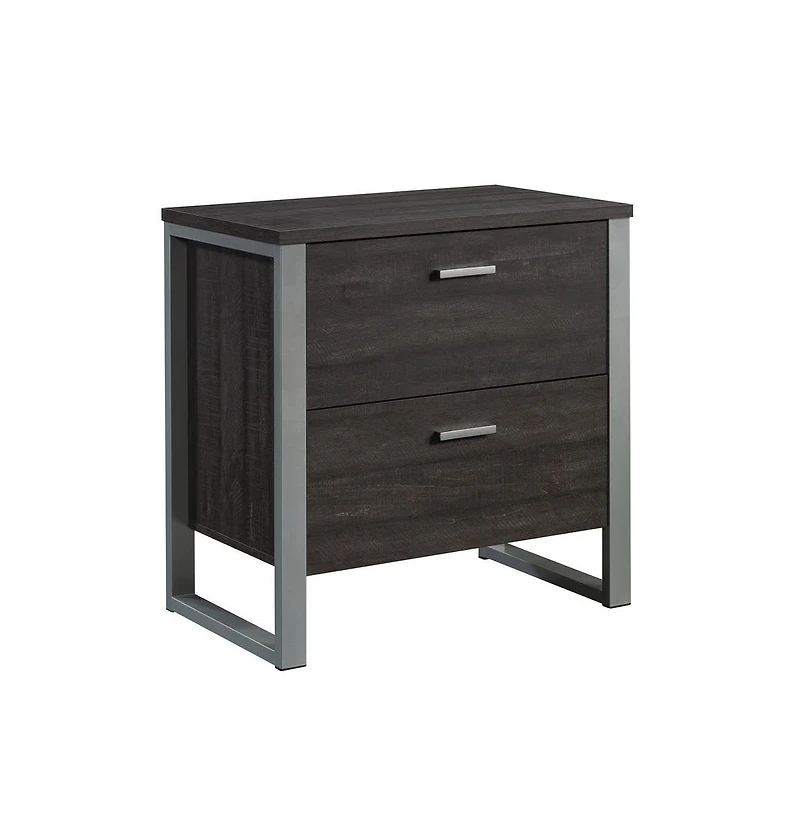 Sauder Rock Glen File Cabinet, Blade Walnut finish