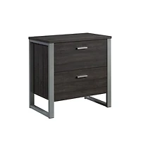 Sauder Rock Glen File Cabinet, Blade Walnut finish