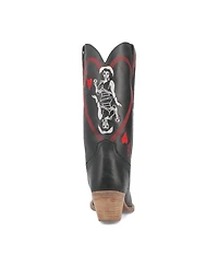 Dingo Women's Queen A Hearts Leather Boots
