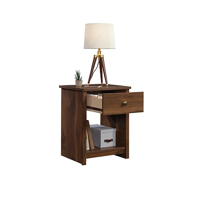 Sauder River Ranch Night Stand, Grand Walnut finish