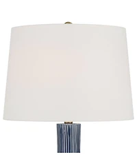 360 Lighting Shannon 30 1/2" High Stripe Ceramic Gourd Table Lamp