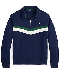 Polo Ralph Lauren Men's Double-Knit Quarter-Zip Sweatshirt