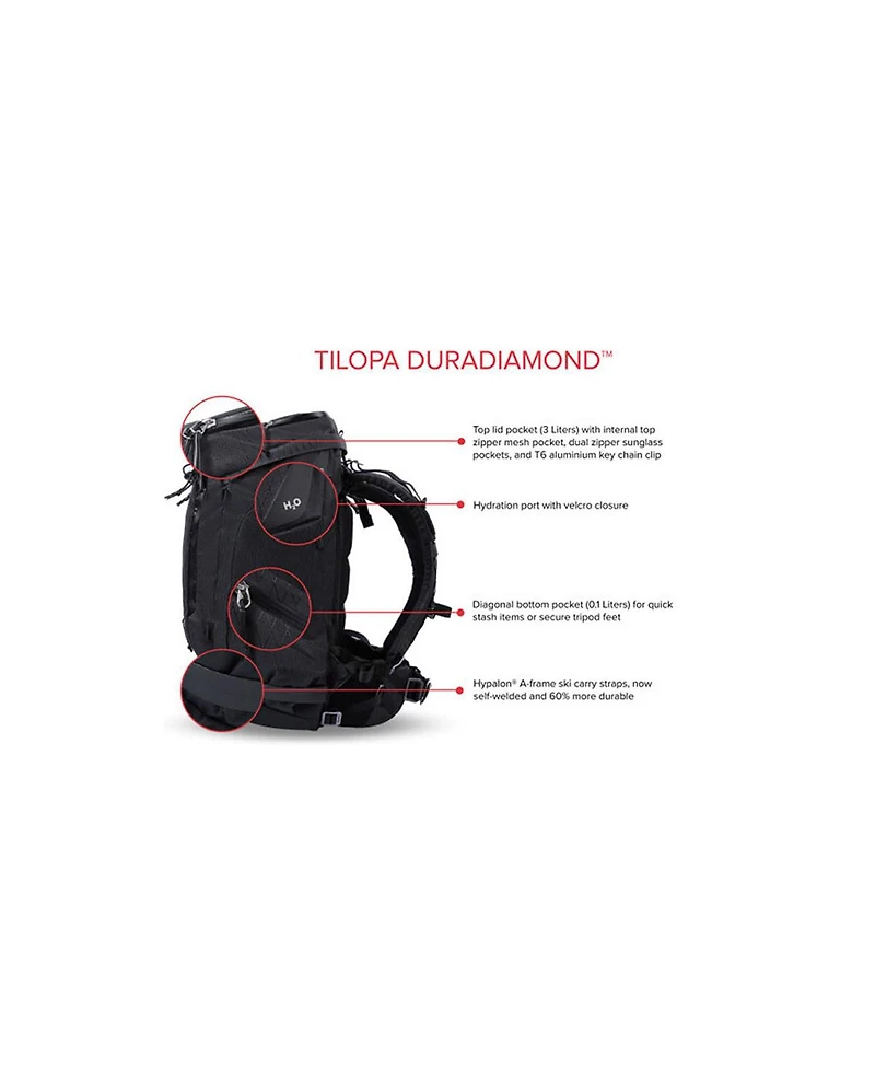 F-stop Tilopa 50L DuraDiamond Travel and Adventure Camera Backpack