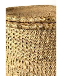 Mbare, Handwoven Hamper with Lid