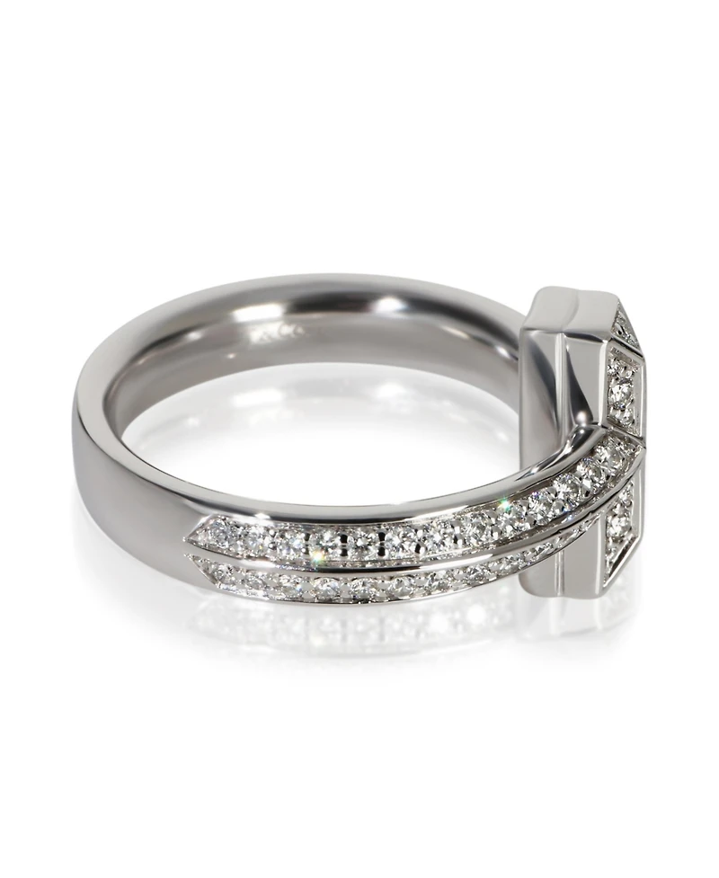 Pre-Owned Tiffany & Co White Gold Diamond Tiffany T T1 Ring