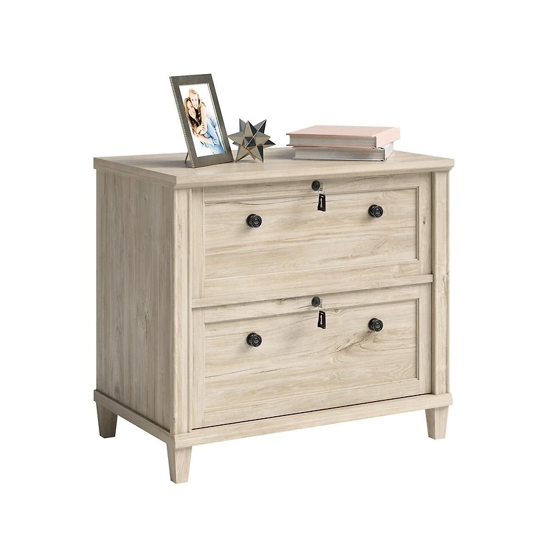 Sauder Hammond Commercial Office File Cabinet, Chalk Oak finish