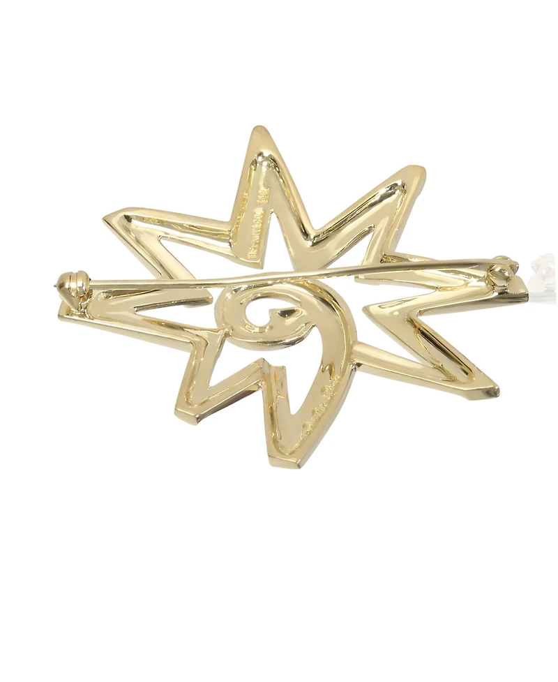 Pre-Owned Tiffany & Co Yellow Gold Vintage Paloma Picasso Star Brooch