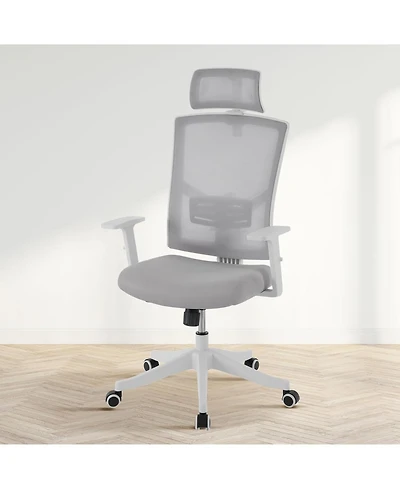gaomon Ergonomic High Back Mesh Office Chair with Recline, Flip Up Arms and Adjustable Headrest