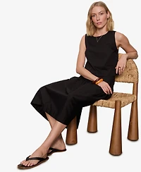 Sanctuary Women's Poplin A-Line Midi Skirt