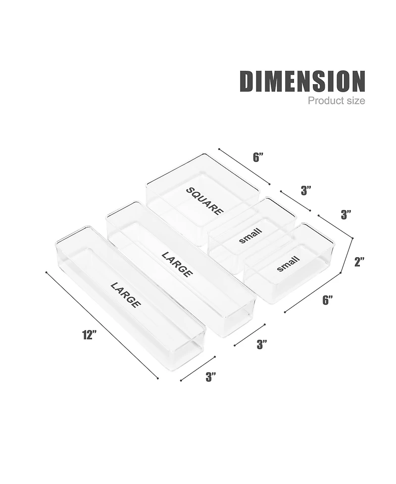 Sorbus Kitchen Drawer Organizer Set - Great Organization Solution for Any Kitchen Drawer