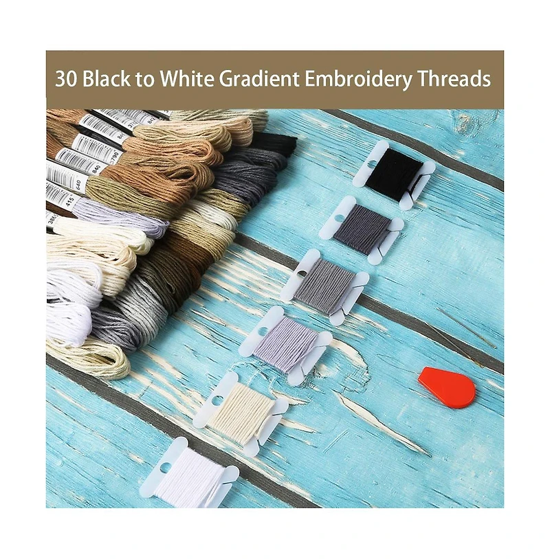Gnuadz Embroidery Floss Gradient Thread Bobbins
