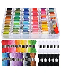 Gnuadz 52pieces Embroidery Floss Kit Beads Tools Friendship Bracelet Diy