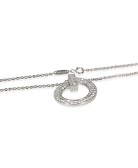 Pre-Owned Tiffany & Co White Gold Diamond Tiffany T T1 Circle Pendant