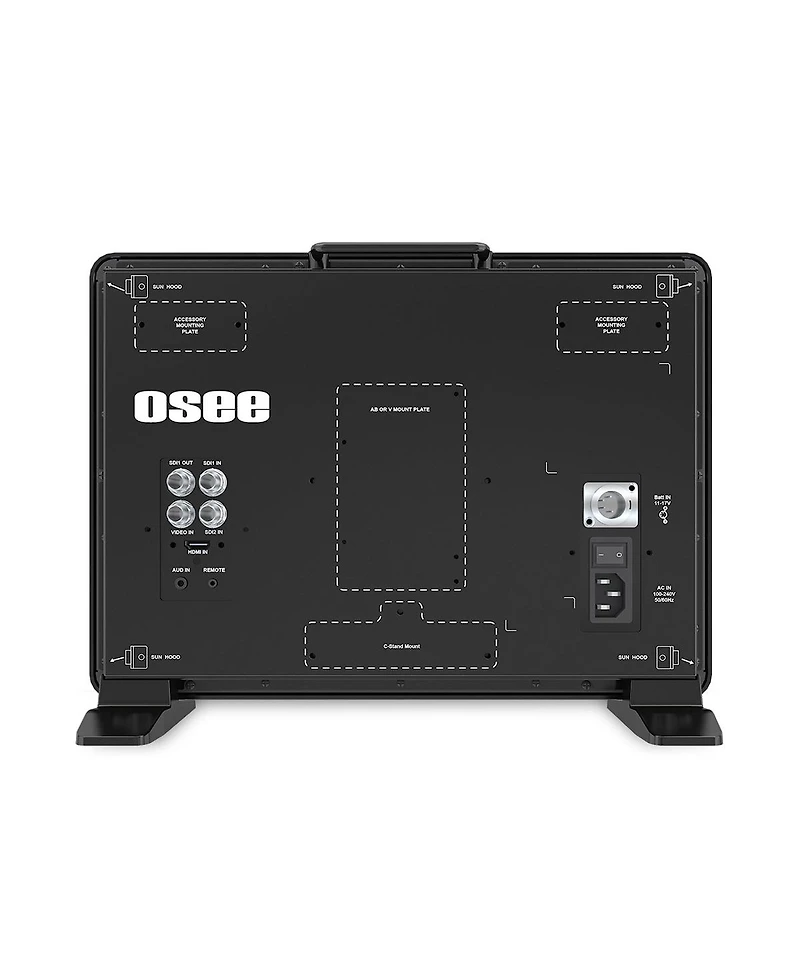 Osee Megamon 15 15.4 inch Wuxga Mini-led Lcd Hdr Production Monitor with Gold-Mount Kit, Built-In Speakers
