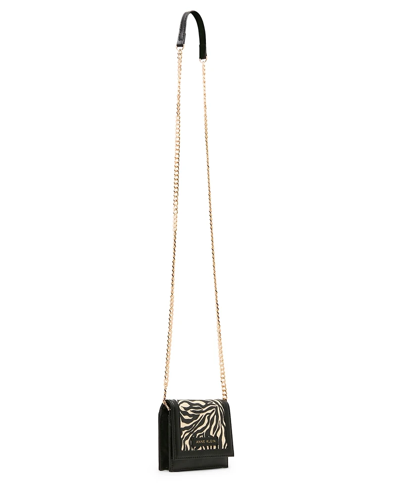 Anne Klein Printed Mini Chain Shoulder Handbag