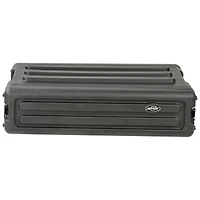 Skb 2U Roto-Molded Shallow Rack Case with Steel Rails