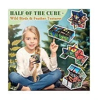 Bruce & Shark 2-in-1 Animal theme Fidget Cube - Folds into Star, Cube & Rectangle