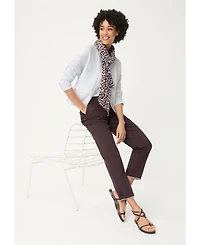 Olsen Women's Mixed Media Jersey Jacket