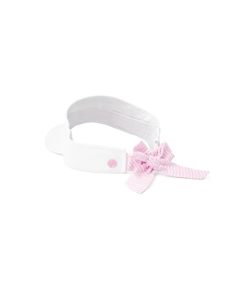 Bits & Bows Girls Little/Big Pickleball Bow Visor