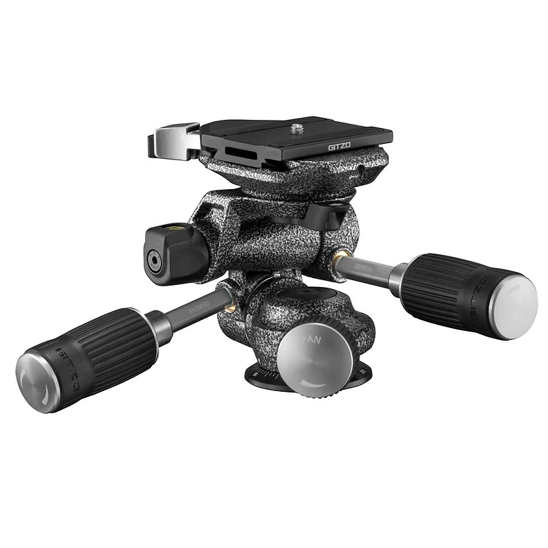 Gitzo GHF3W 3-Way Fluid Head, 28.6 lb Capacity