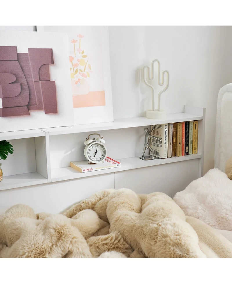 DormCo Yak About It Long Cube Bedside Shelf