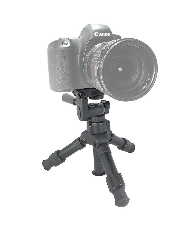 VidPro Tt-12 Heavy Duty 3-Section Aluminum Table Top Tripod with 3-Way Pan Head