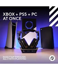 Logitech G Astro A50 X Wireless Gaming Headset and Base Station with Playsync