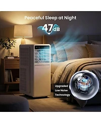 Cowsar 12000 Btu Smart Portable Ac, Drainage-Free with Timer