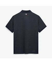 Nike Men's Navy Cleveland Guardians Authentic Collection Striped Victory Dri-fit Polo Shirt