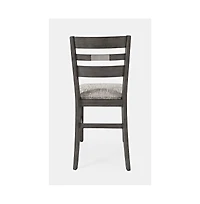 Jofran Altamonte Contemporary Ladderback Upholstered Counter Stool (Set of 2)