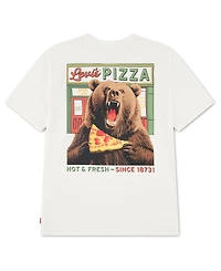 Levi's Boys' 8-20 Pizza Loving Bear T-Shirt