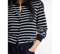 barbour baiton knitted cardigan