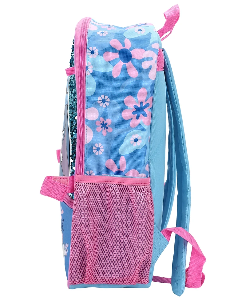 Stitch Boys' Backpack, Lunch Bag, Pencil Case, Key Chain and Caraniber, 5-Piece Set