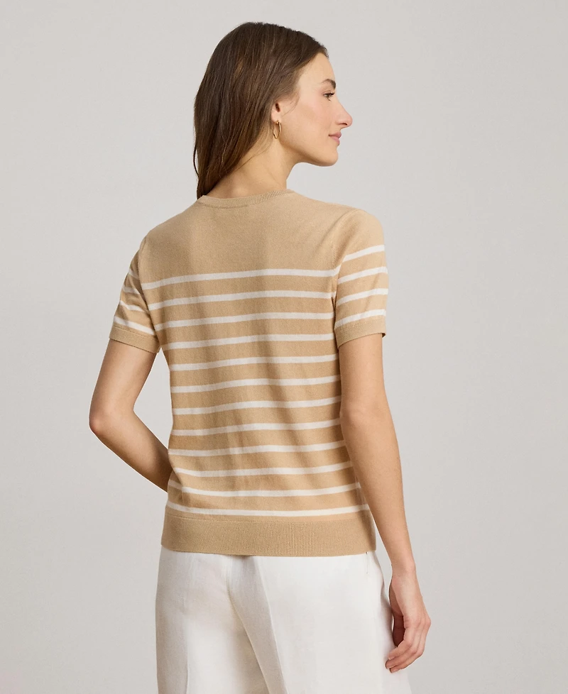 Lauren Ralph Women's Crewneck Short-Sleeve Sweater