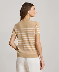 Lauren Ralph Women's Crewneck Short-Sleeve Sweater