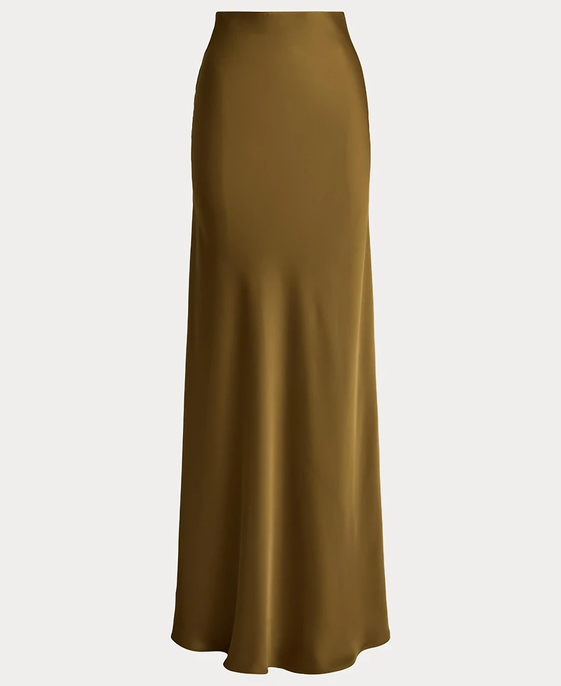 Lauren Ralph Women's A-Line Charmeuse Maxi Skirt