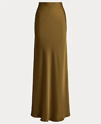 Lauren Ralph Women's A-Line Charmeuse Maxi Skirt