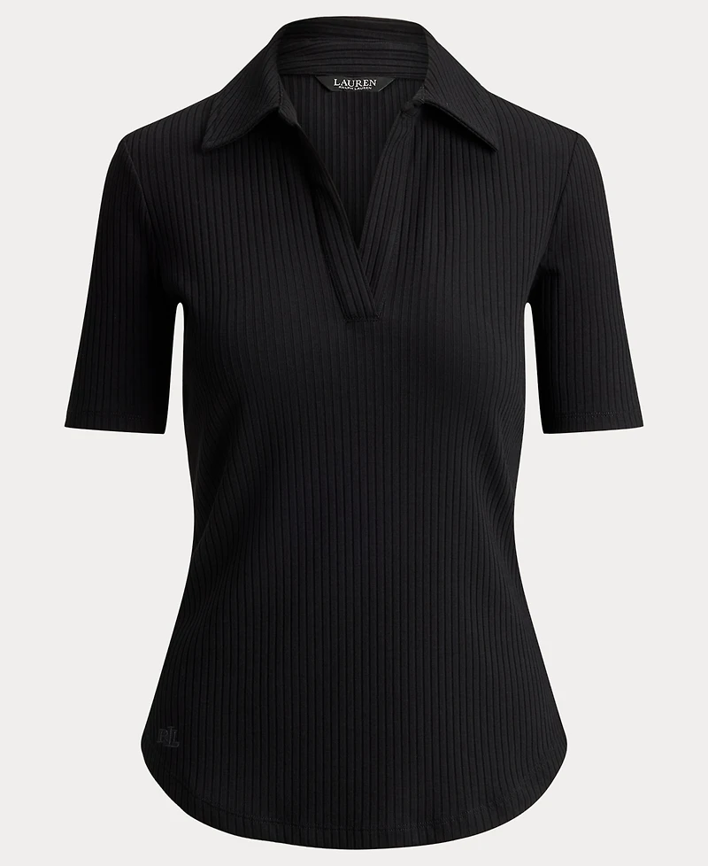 Lauren Ralph Women's Johnny Collar Polo T-Shirt