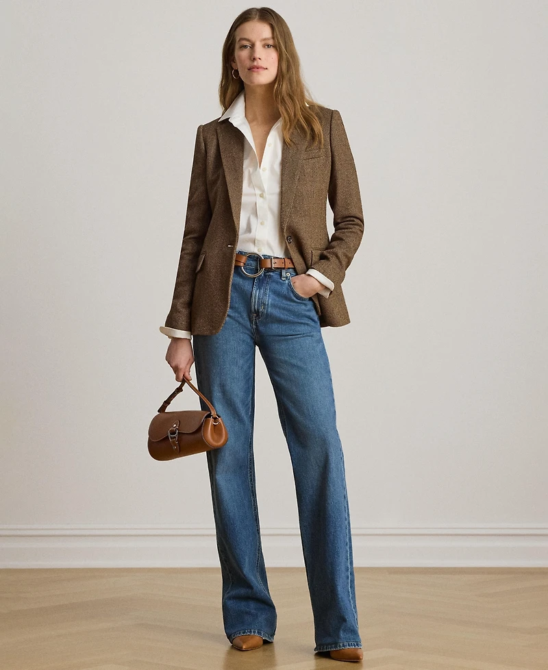 Lauren Ralph Women's High-Rise Straight Jeans