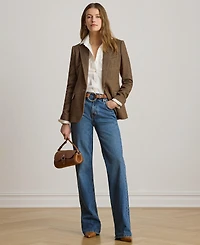 Lauren Ralph Women's High-Rise Straight Jeans