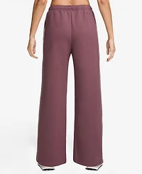 Nike Studio Fleece Women's Mid-Rise Wide-Leg Scallop Pants