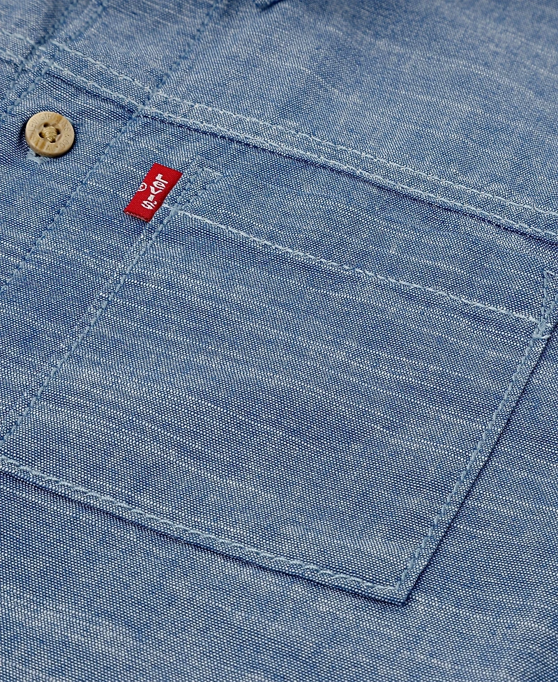 Levi's Boys' 4-7 Chambray Top and Pants,2-Piece Set