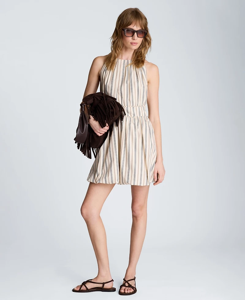 Kenneth Cole Women's Crewneck Bubble Mini Dress