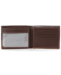 Timberland Men's Hunter Leather Two-Tone Passcase Commuter Wallet