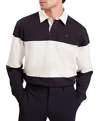 Ted Baker Men's Long-Sleeve Collared Regular-Fit Polo Shirt