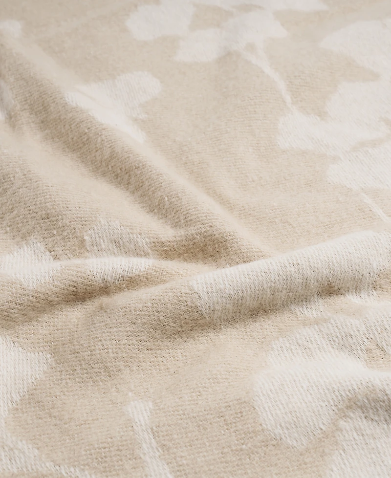 Michael Aram Butterfly Gingko Throw, 60" x 70"
