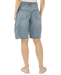 Silver Jeans Co. Women's Barrel Mid Rise Shorts