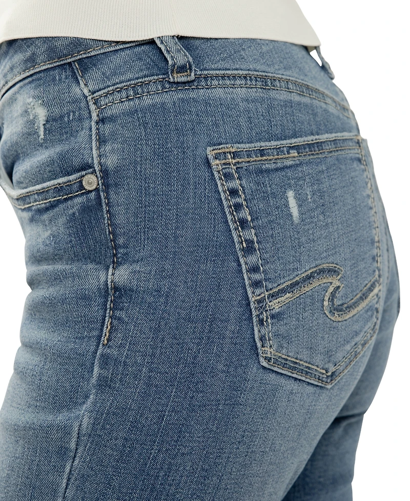 Silver Jeans Co. Women's Suki Mid-Rise Slim Bootcut