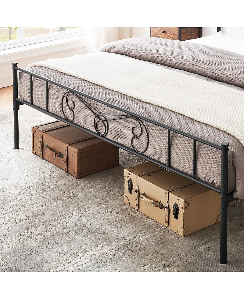 gaomon Metal Platform Bed Frame with Headboard and Footboard, Mattress Foundation Premium Steel Slats Support