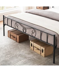 gaomon Metal Platform Bed Frame with Headboard and Footboard, Mattress Foundation Premium Steel Slats Support